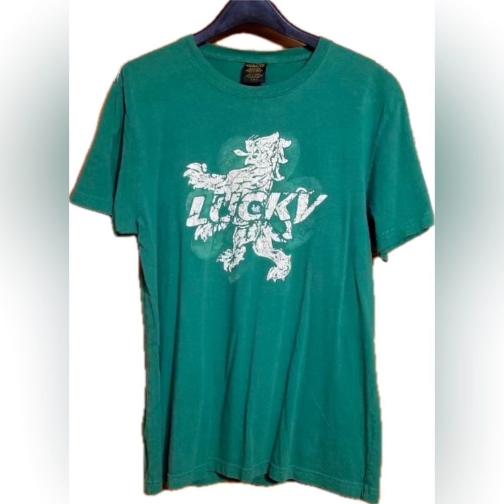 ✌LUCKY BRAND "GOOD LUCK" T-SHIRT SZ S